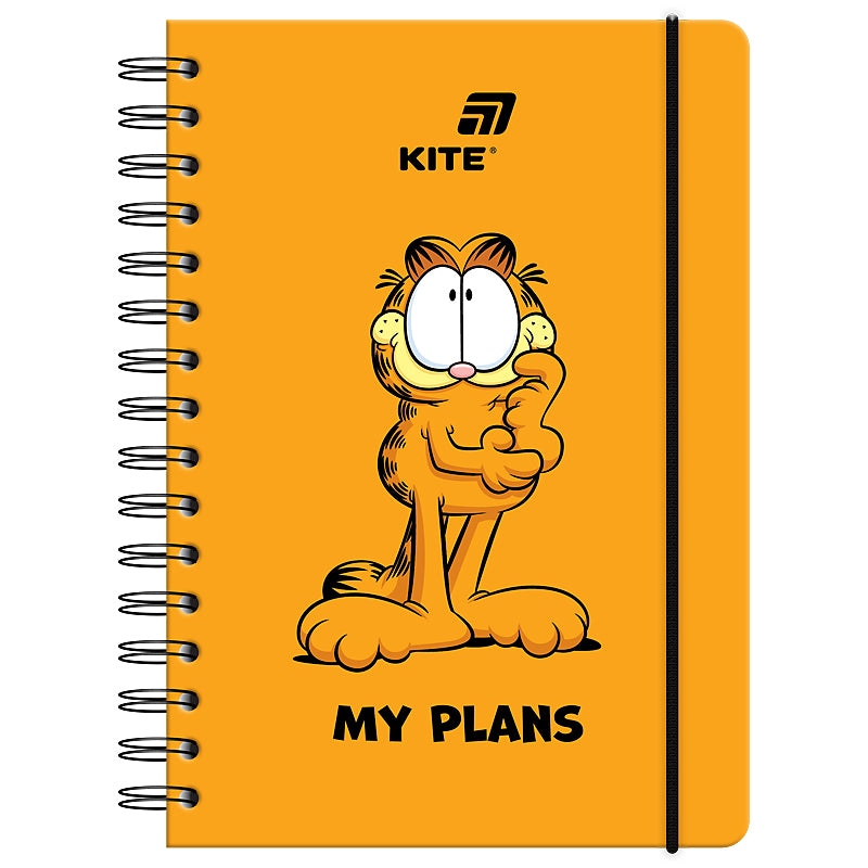 School diary-planner "Kite" /GF26-438/ hardcover, Garfield Retro/Classic (1/10)