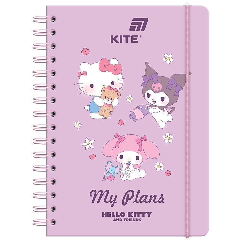 School diary-planner "Kite" /HK26-438/ hardcover, Hello Kitty MIX (1/10)