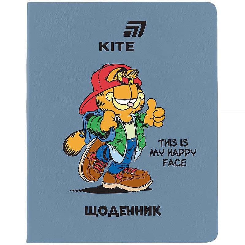 School diary "Kite" /GF26-283/ soft cover. PU, Garfield Retro/Classic (1/18)