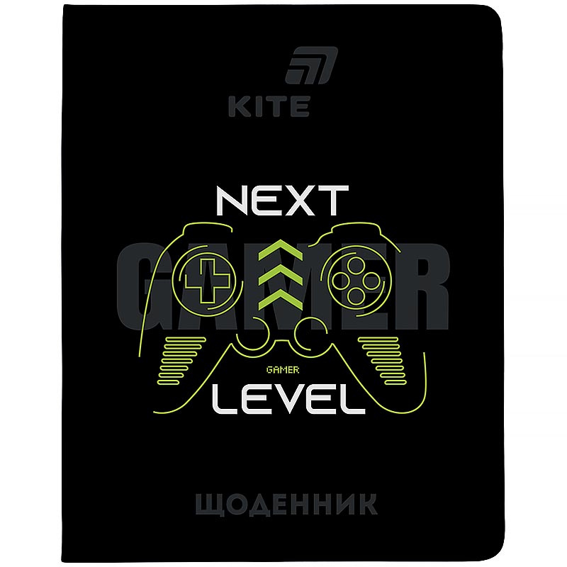 Щоденник шкільний "Kite" /K26-283-2/ м'яка обкл. PU, Next level (1/18)