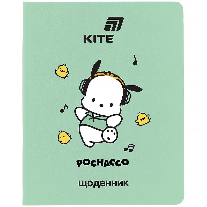 School diary "Kite" /PC26-283/ soft cover. PU, Pochacco (1/18)