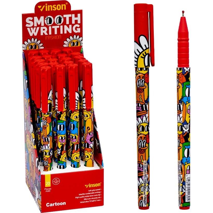 Oil pen "Vinson" /A180/ "Cartoon" blue (20)