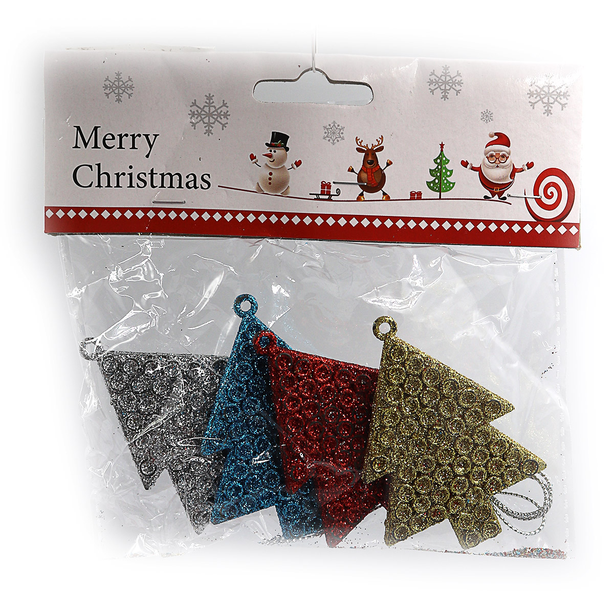 Christmas tree decorations "JO" /6527-P2-72/ "Christmas trees"
