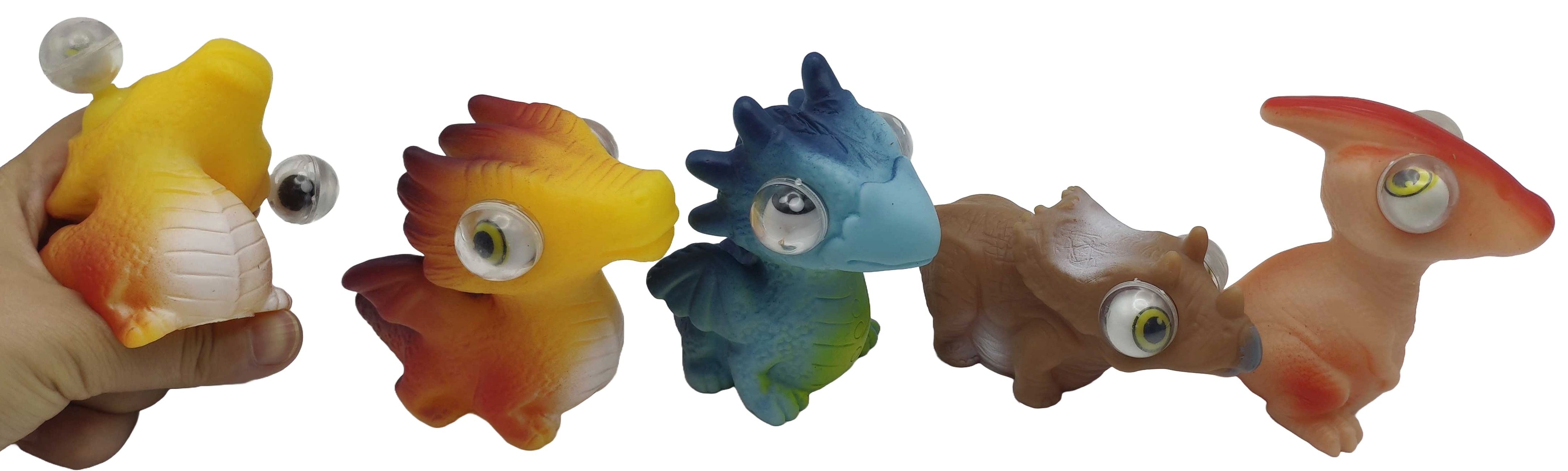 Anti-stress toy /235/ puffy-eyed "Dinosaur" 8cm (12)