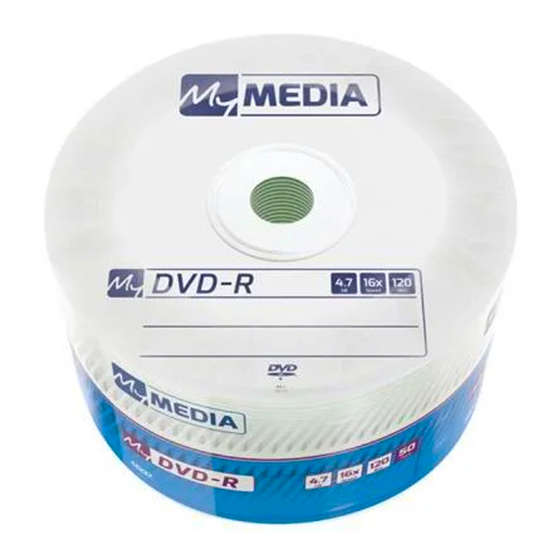 Disc DVD-R MyMedia 16x 4.7 Gb Matt Silver Bulk 50