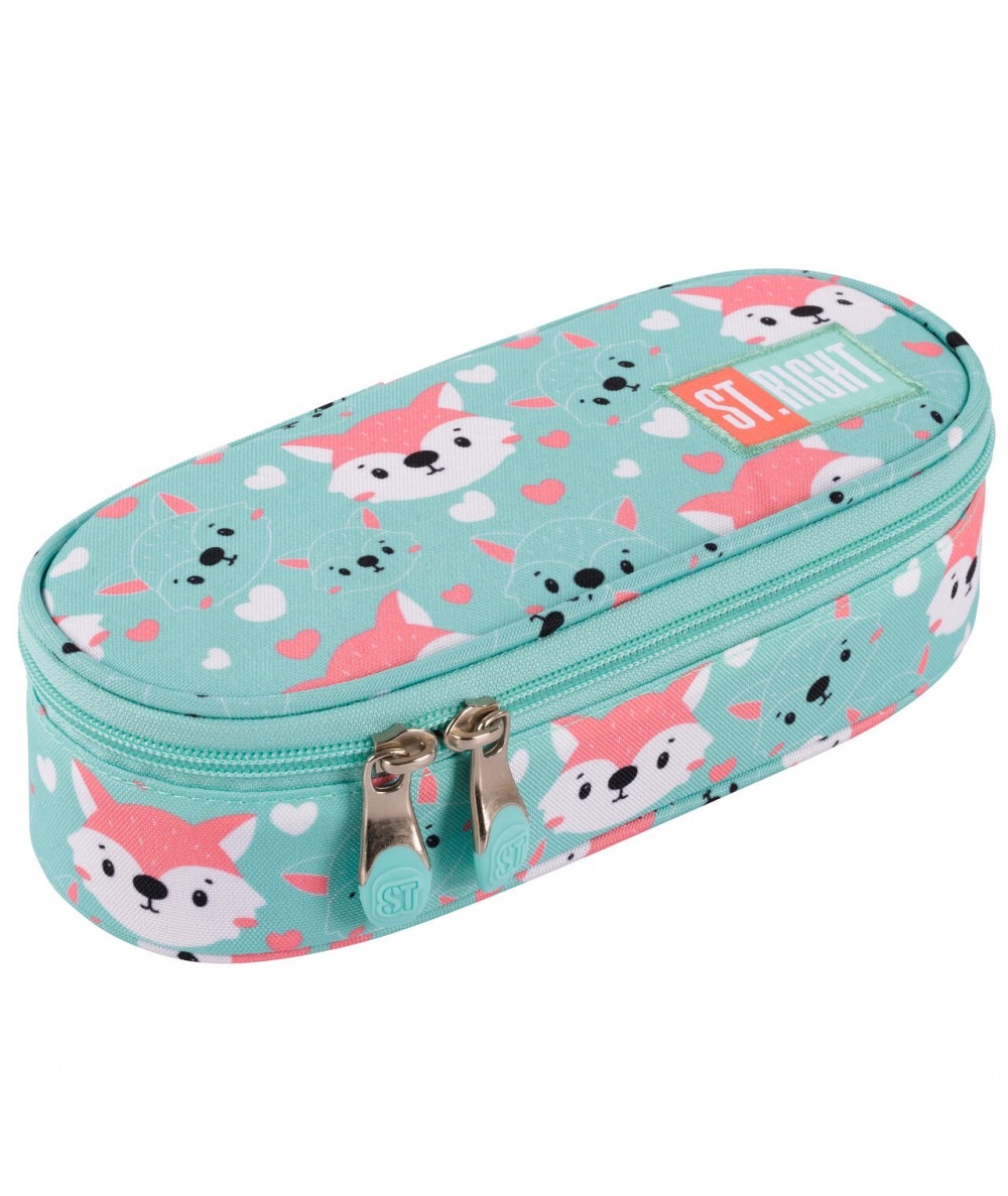 Пенал "ST.RIGHT" /PC01/ LOVELY FOXY 664762, 23*10*6 см
