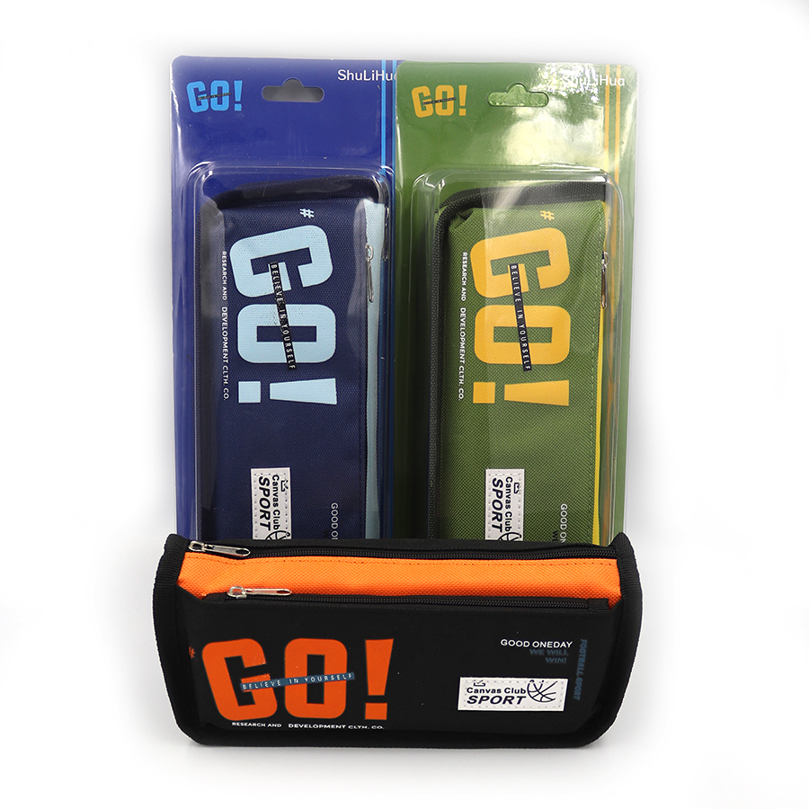 Pencil case "JO" /P0059/ "Go" 21*8*4cm, blister
