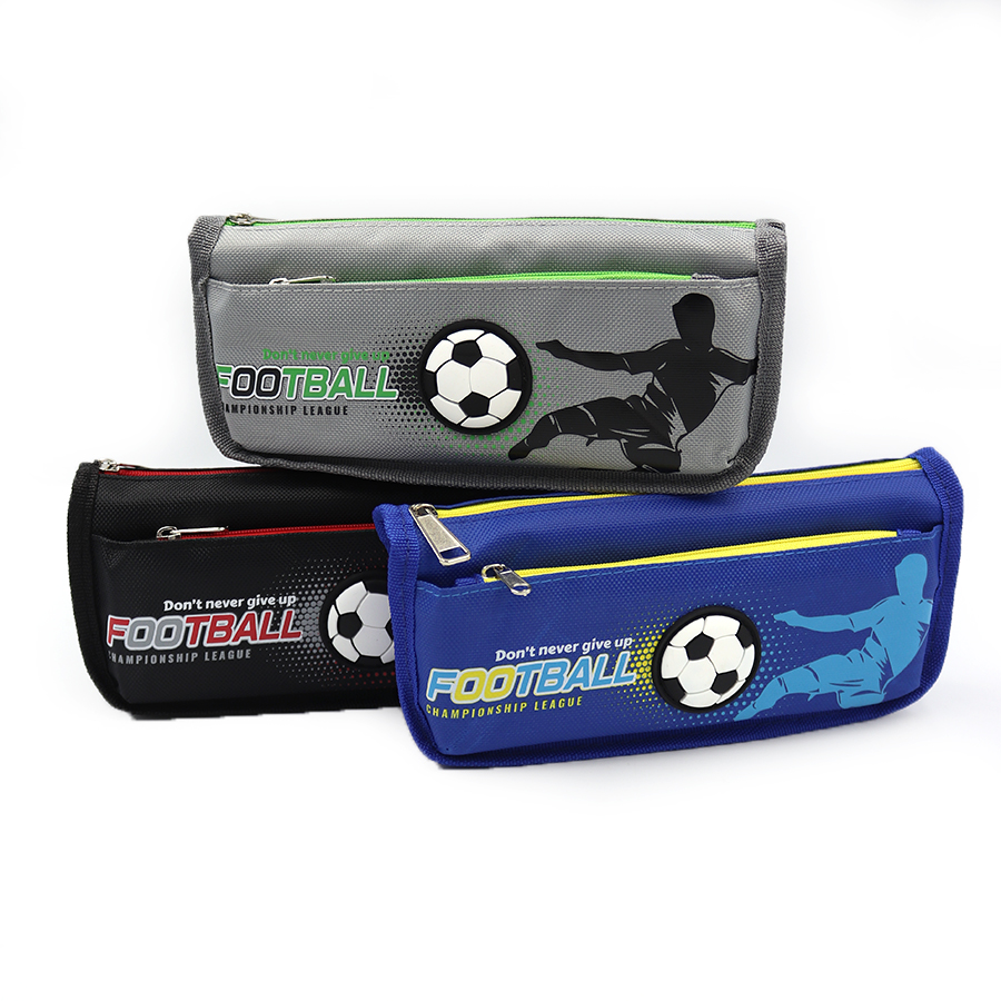 Pencil case "JO" /P0076/ "Footbal" 21*8*4cm, OPP