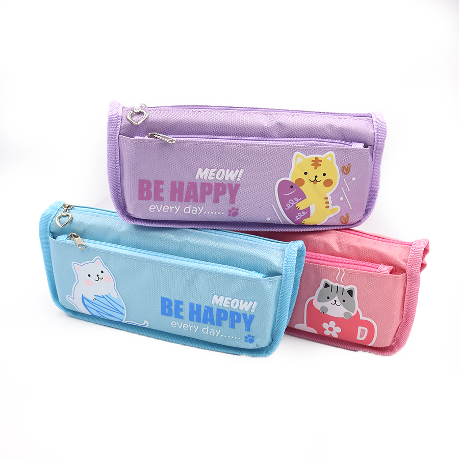 Pencil case "JO" /P0078/ "Animals" 21*8*4cm, OPP