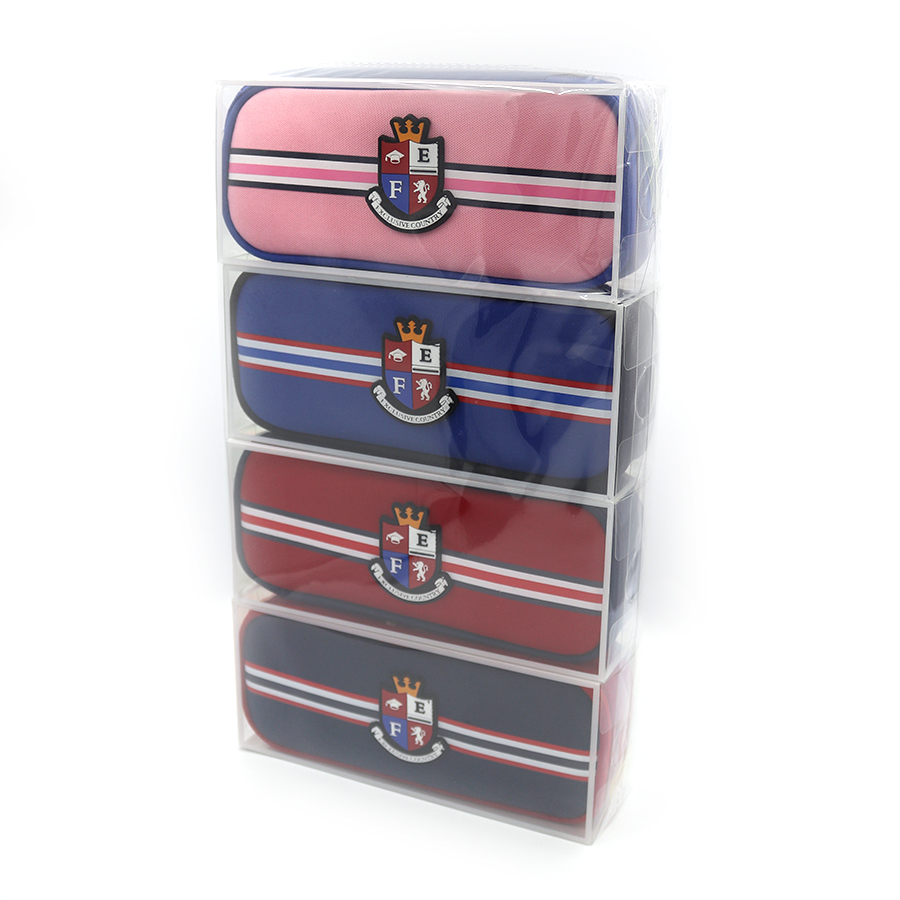 Pencil case "JO" /P0147/ "College" 21*8*3cm, PVC (1/4)