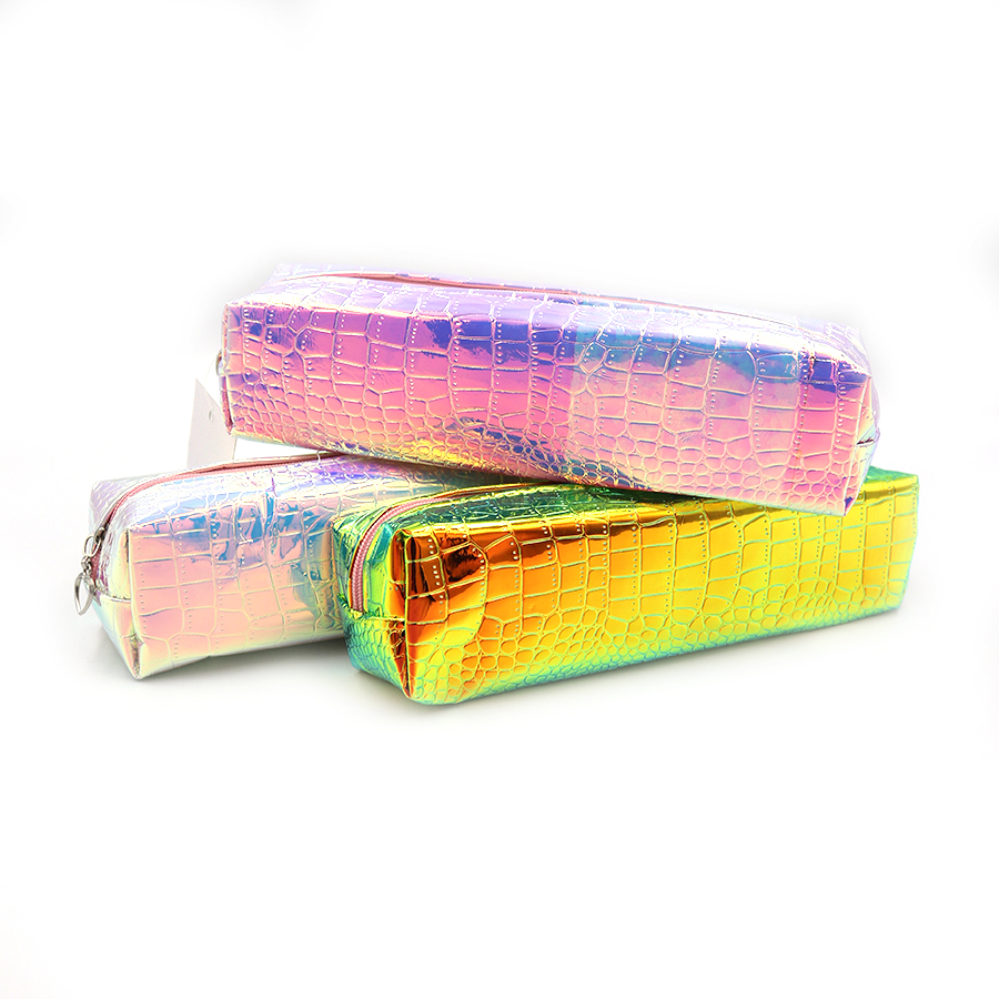 Pencil case "JO" /P0161/ "Crocodile skin" 20*5*5 cm