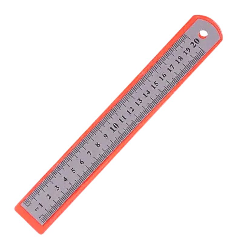Ruler 20 cm metal "JO" /1018-20/ 0.3S (1/12/1200)