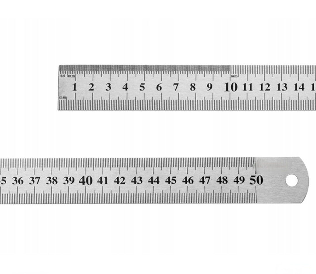 Ruler 50 cm metal "JO" /1018-50/ 0.3S (1/12/300)