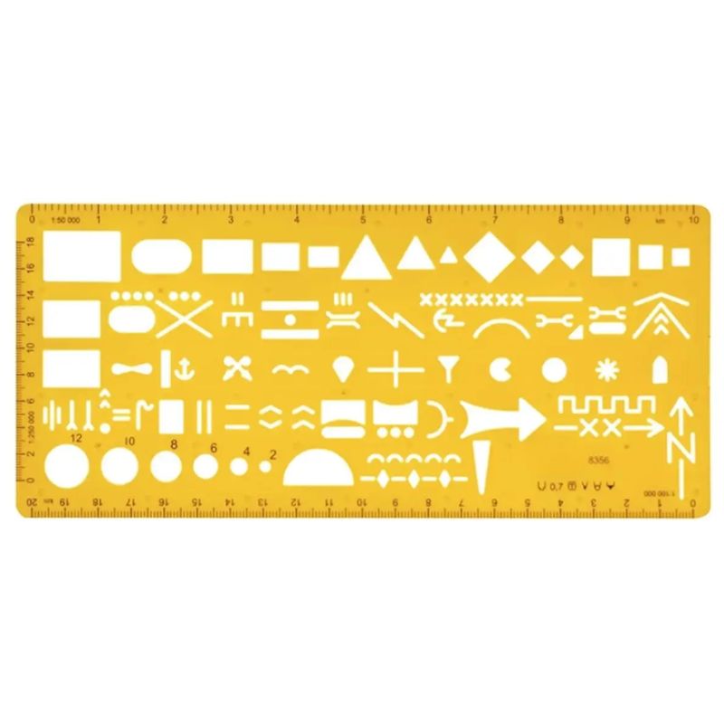 Stencil ruler ''JO'' /DSCN3114/ NATO officer (1/24/720)