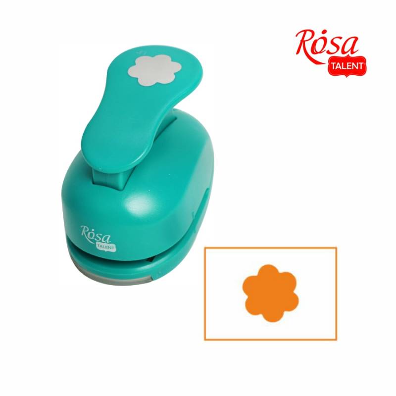 Shaped hole punch "ROSA Talent" /891/ "Flower-1" 5cm (1/4)