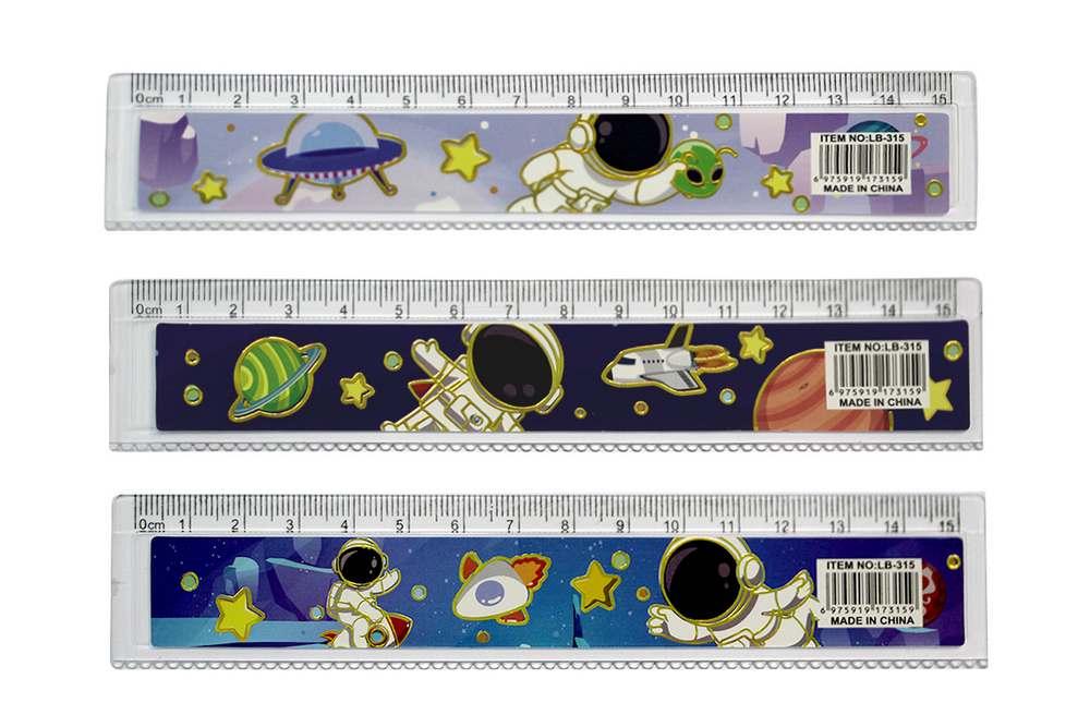 Ruler 15cm "WB" /LB-315/ "Cosmos" (60)