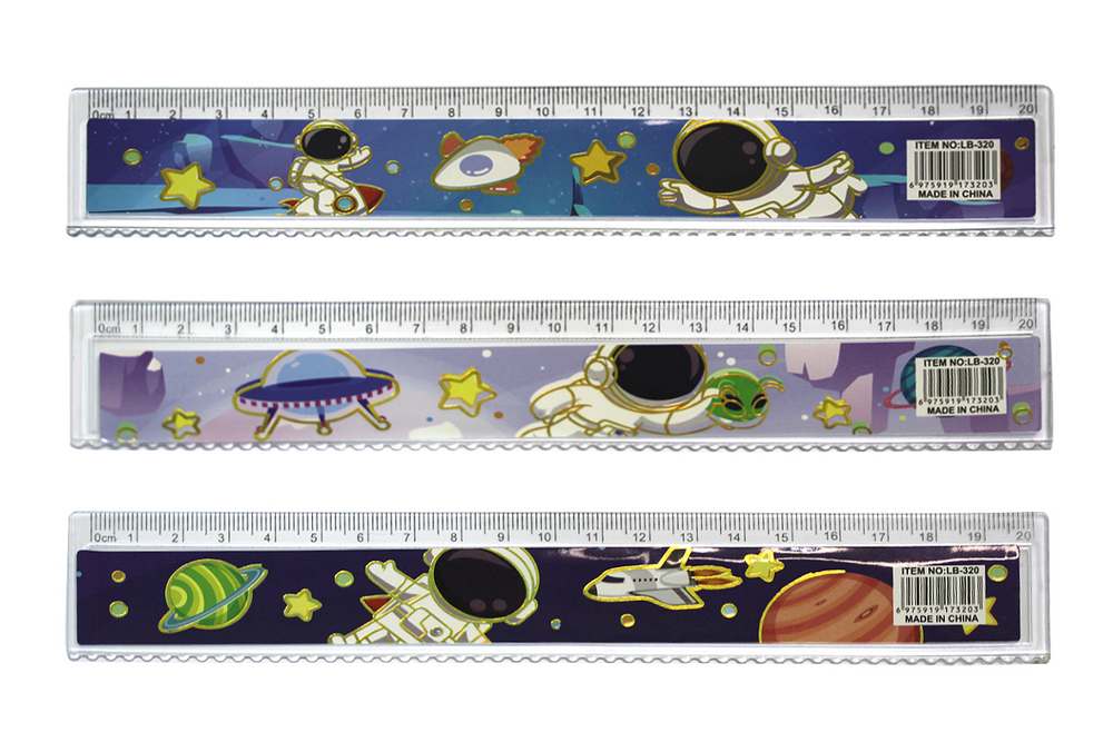 Ruler 20cm "WB" /LB-320/ "Cosmos" (60)