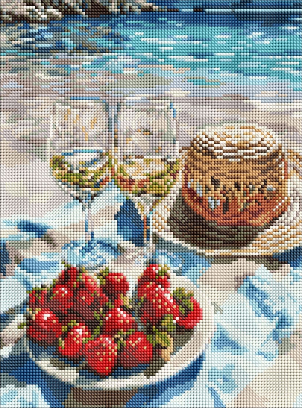 Diamond mosaic "Ideyka" /AMO20270/ "Taste of silence" 30*40cm