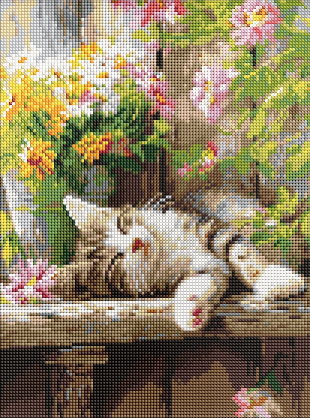 Diamond mosaic "Ideyka" /AMO20323/ "A Murmuring Dream" 30*40cm