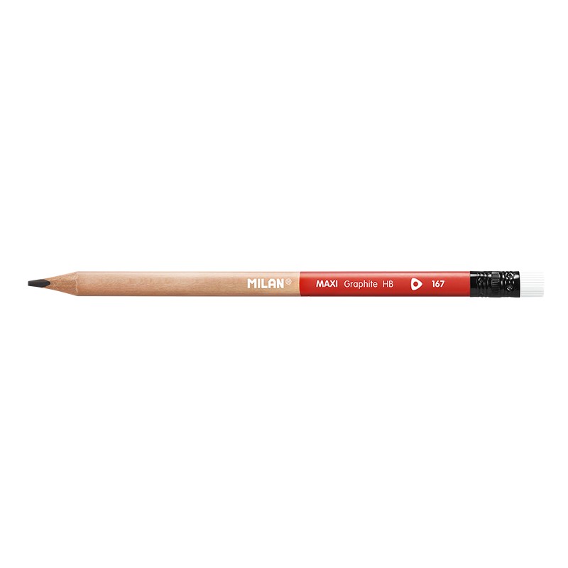 Count pencil. "MILAN"/07126712/ , rubber HB, triangular, MAXI, L=5mm, new (12/144)