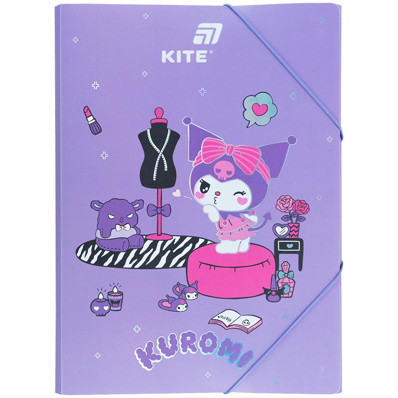 A4 "Kite" rubber folder /HK25-247-1/ Kuromi Kuromi (1/12)