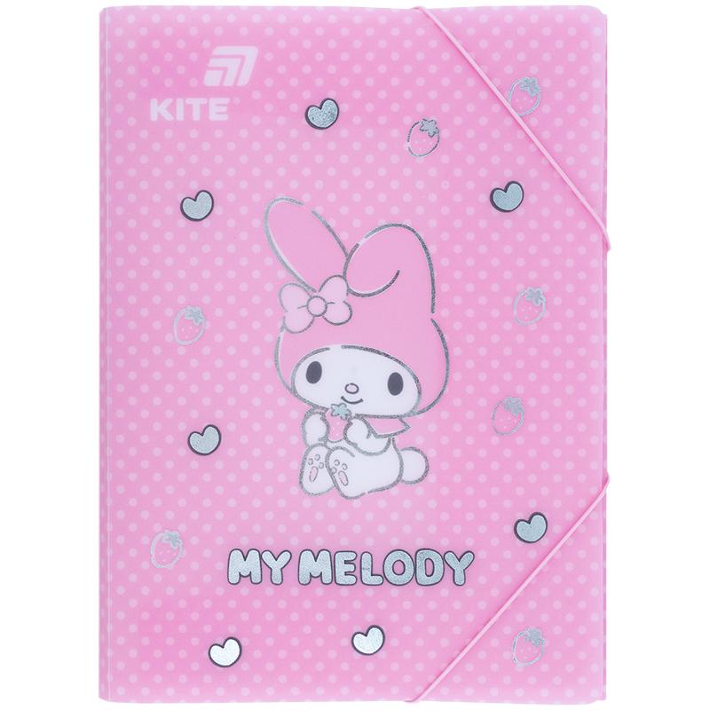 Folder on rubber bands A4 "Kite" /HK25-247-2/ My Melody Kuromi (1/12)