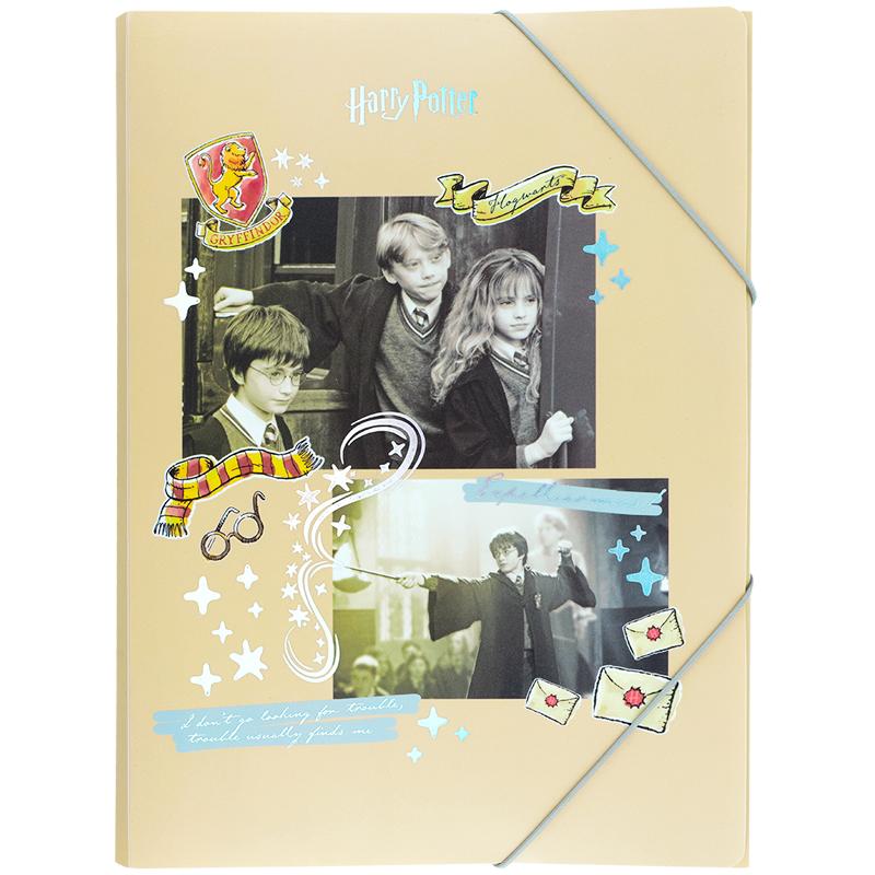 Folder on rubber bands A4 "Kite" /HP25-247/ Harry Potter (1/12)