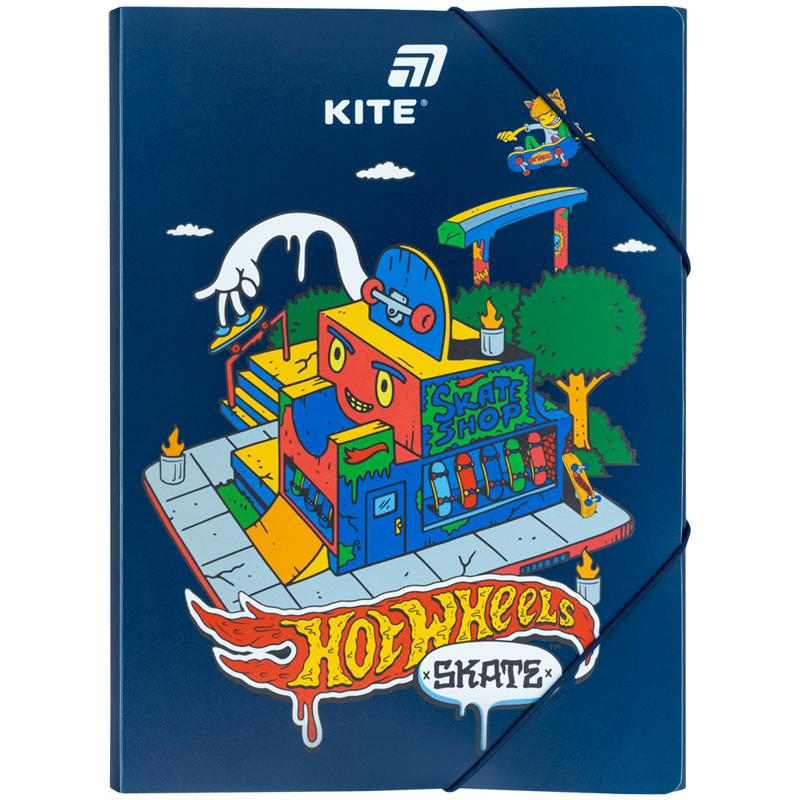 Folder on rubber bands A4 "Kite" /HW25-247/ Hot Wheels Skate (1/12)