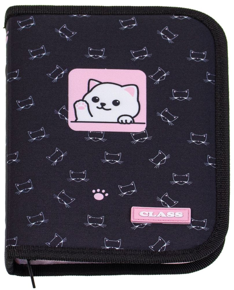 Pencil case "CLASS" /26003C/ 1 compartment, empty, "Kitty" (1/12/72)