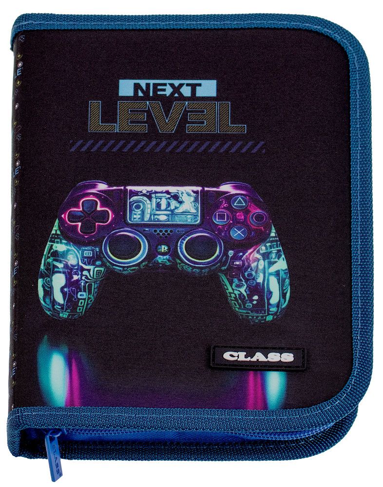 Pencil case "CLASS" /26209C/ 1 compartment, empty, 2 flaps, "Game" (1/12/72)