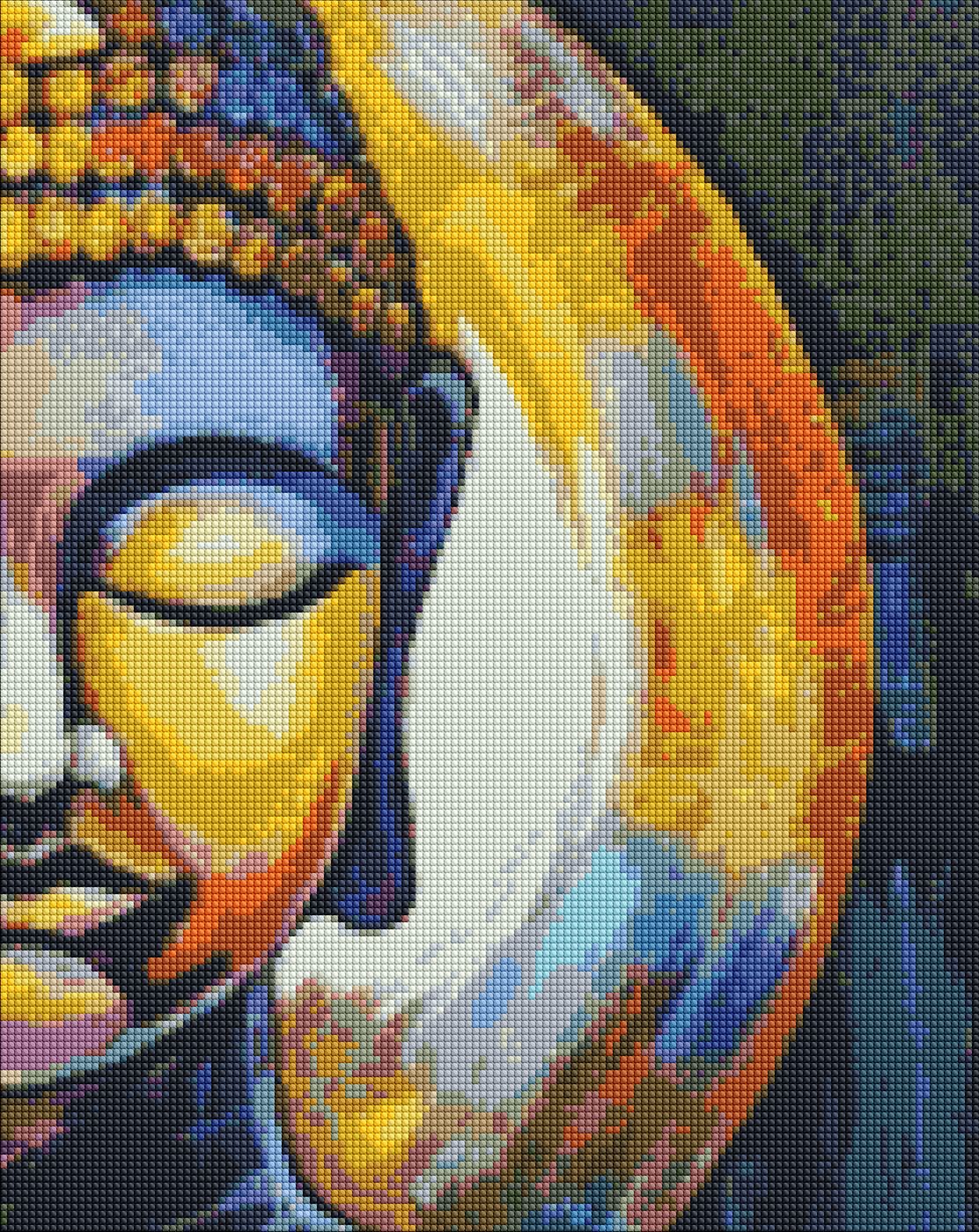 Diamond mosaic "Ideyka" /AMO7559/ "Buddha" 40*50cm