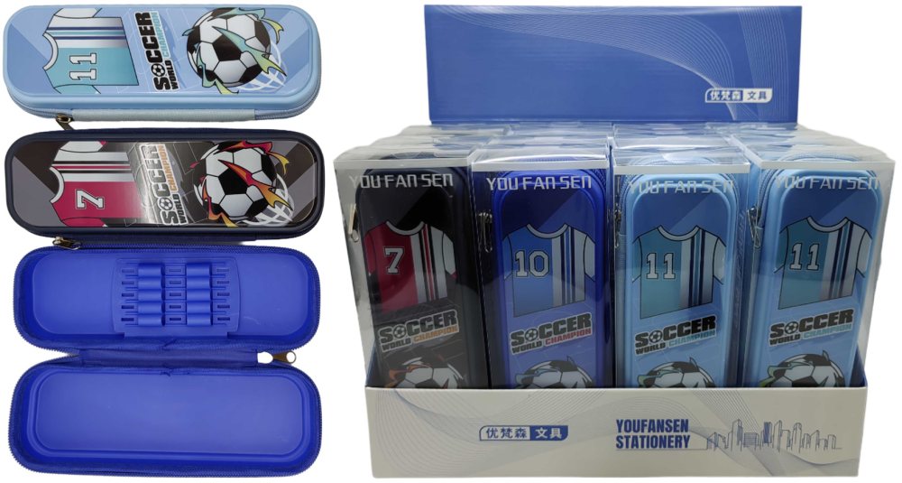 Пенал-косметичка /79-А/ з утримувачем "Football" уп.PVC (1/16)