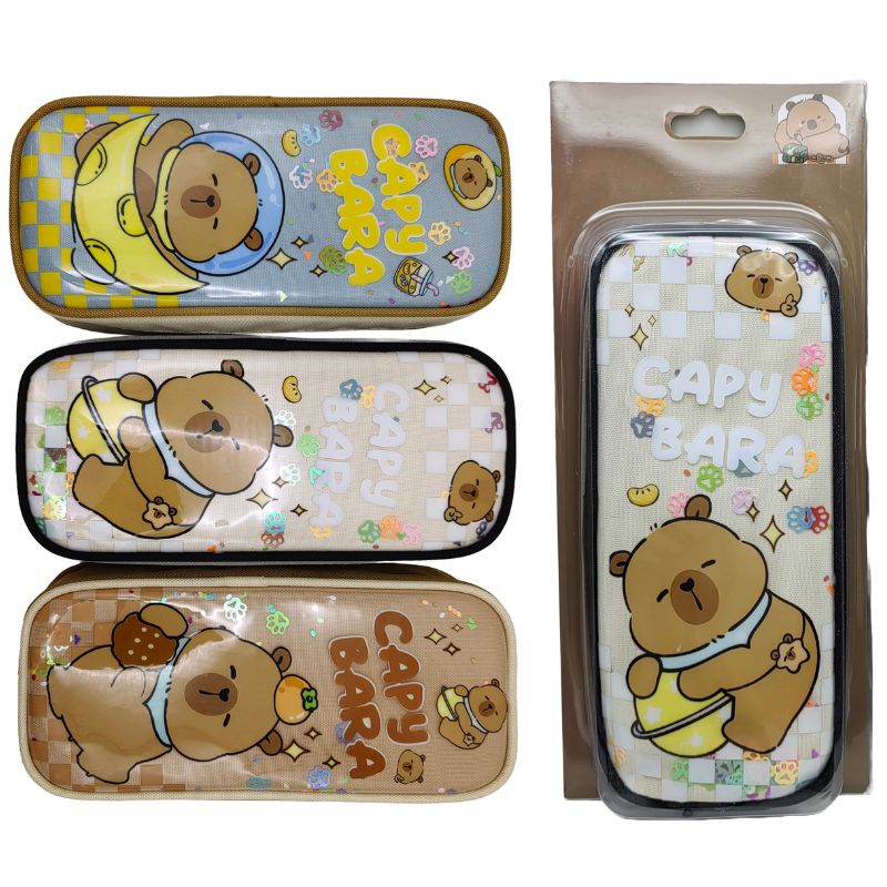 Cosmetic case /5889/ 2 snakes "Capybara" pack PVC