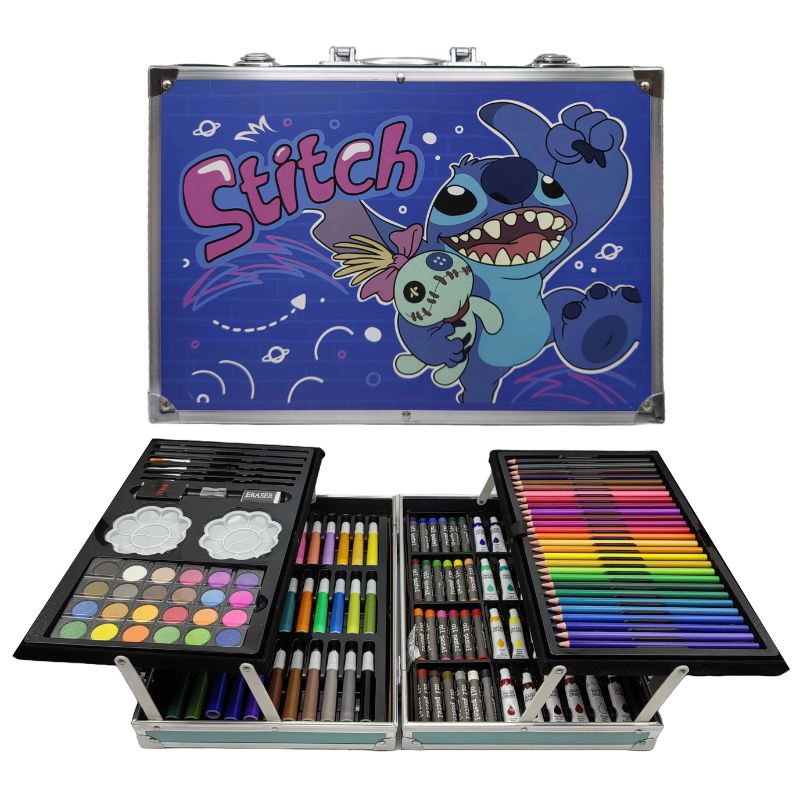 Set for creativity /145-C/ST/ "Stitch" 145 items, suitcase 34.5*23*8.5cm (1/6)