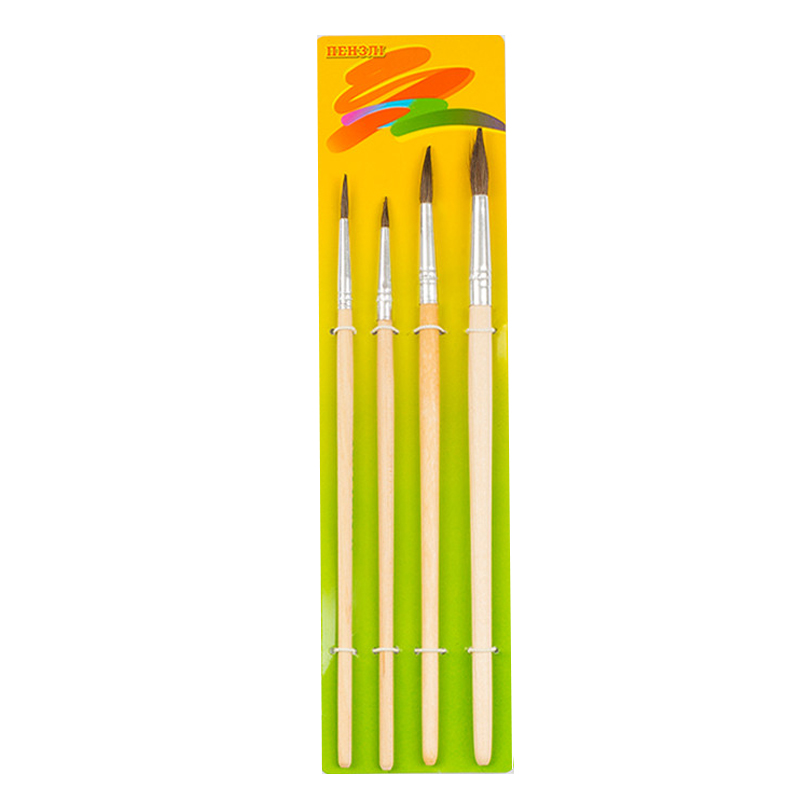 Set of brushes "Peppy Pinto" pony /AB-4/ 4 pcs (2,4,6,8) (24/288)
