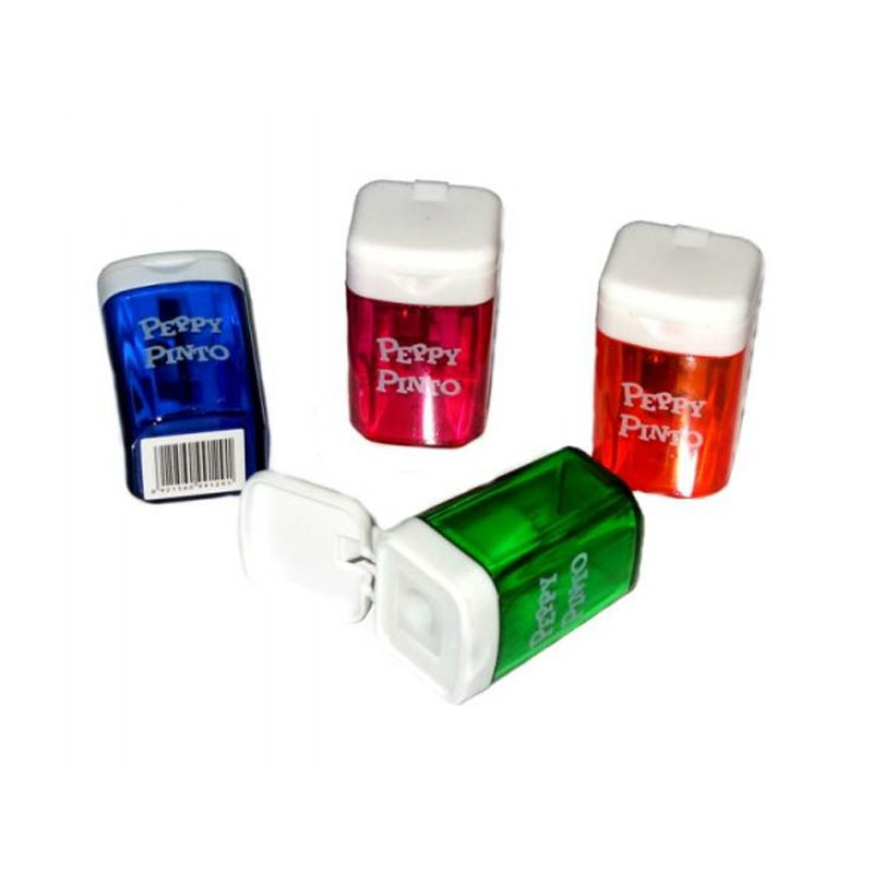 Sharpener "Peppy Pinto" /B-129/ with container square single (12)