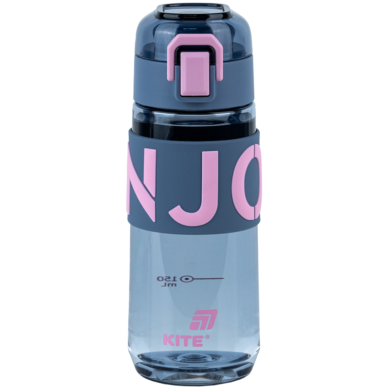 Water bottle "Kite" /K25-1232-2/ 550 ml, gray-pink (1/60)