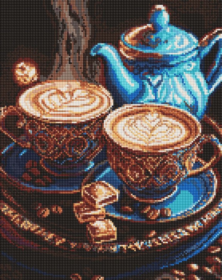 Diamond mosaic "Ideyka" /AMO20223/ "Coffee Melody" 40*50cm