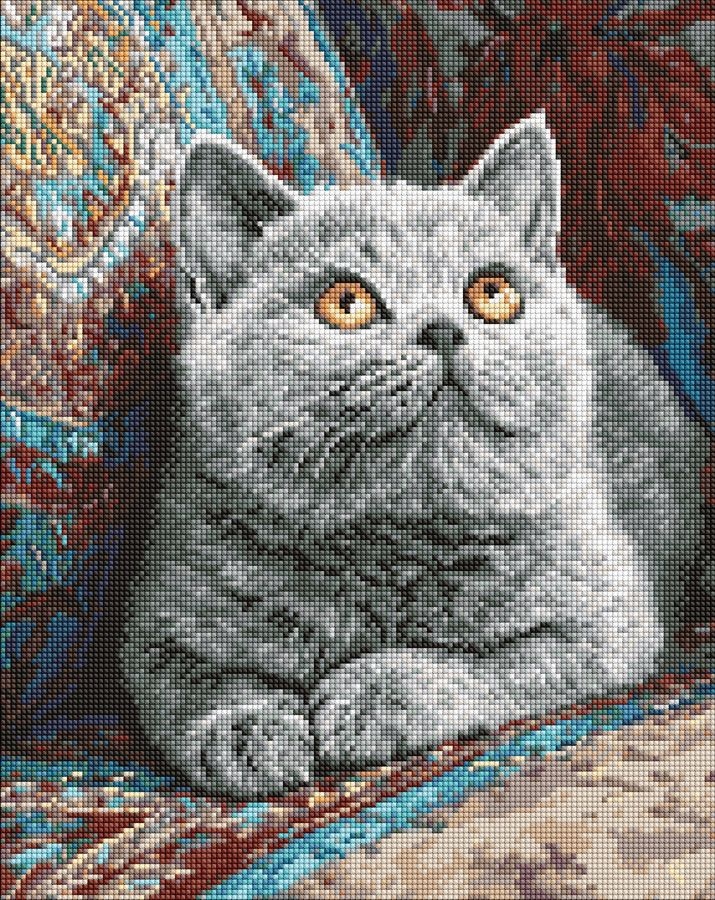 Diamond mosaic "Ideyka" /AMO20250/ "British calm" 40*50cm