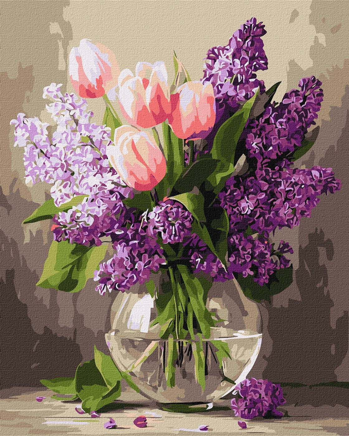 Painting by numbers "Ideyka" /KHO3362/ "Petal Dance of Spring" 40*50cm