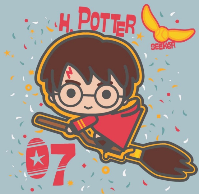 Painting by numbers "Ideyka" /KHO1364/ WB "Harry Potter: Flying on a Broomstick" 25*25cm