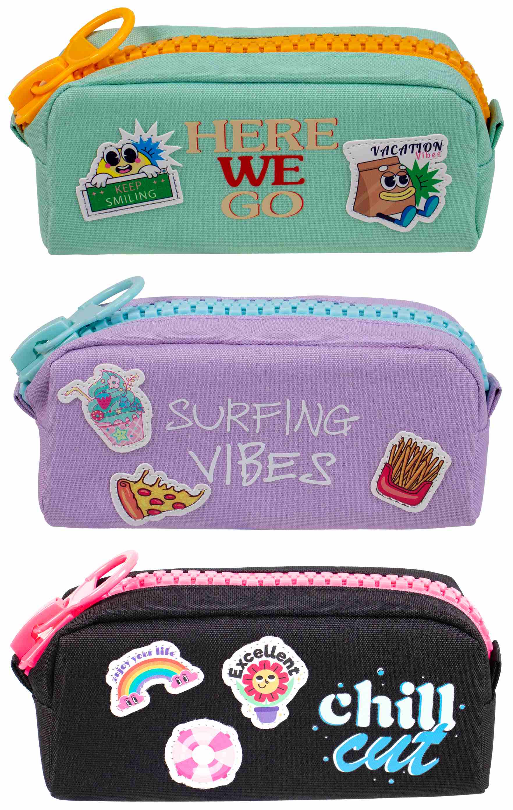 Pencil case "SAFARI" /26734S/ 1 compartment, 21x7x10cm, mix (1/30/180)