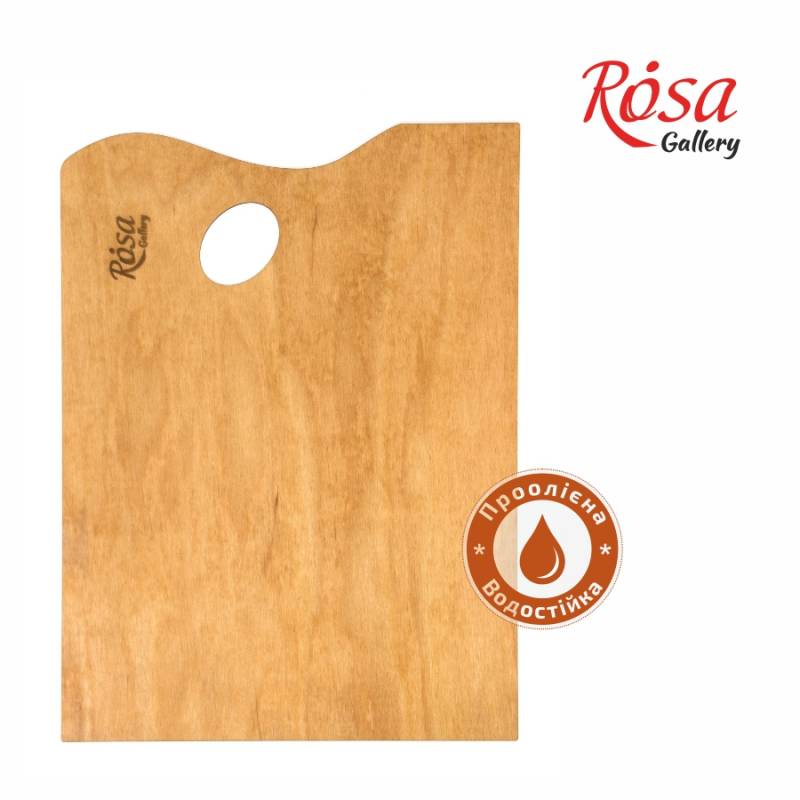 Wooden palette, under etudn. Podolsk type, rectangular, oil, 38.5*28.5 cm, /138/ ROSA Gallery