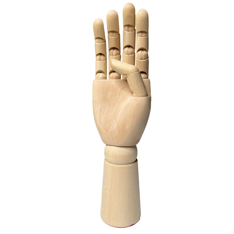Mannequin (hand) "Art Nation" /NAWH30-c/ wood, height 30cm (1/50)