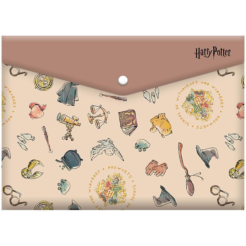 Button folder A4 "Kite" /HP25-244-1/ Harry Potter (1/12)