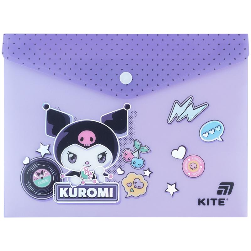 Button folder A5 "Kite" /HK25-245-1/ Kuromi Kuromi (1/12)