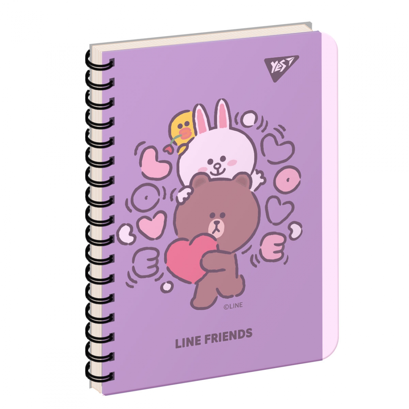 Notebook "YES" B6/144 4in1 /681900/ "Line friends" (3/30)