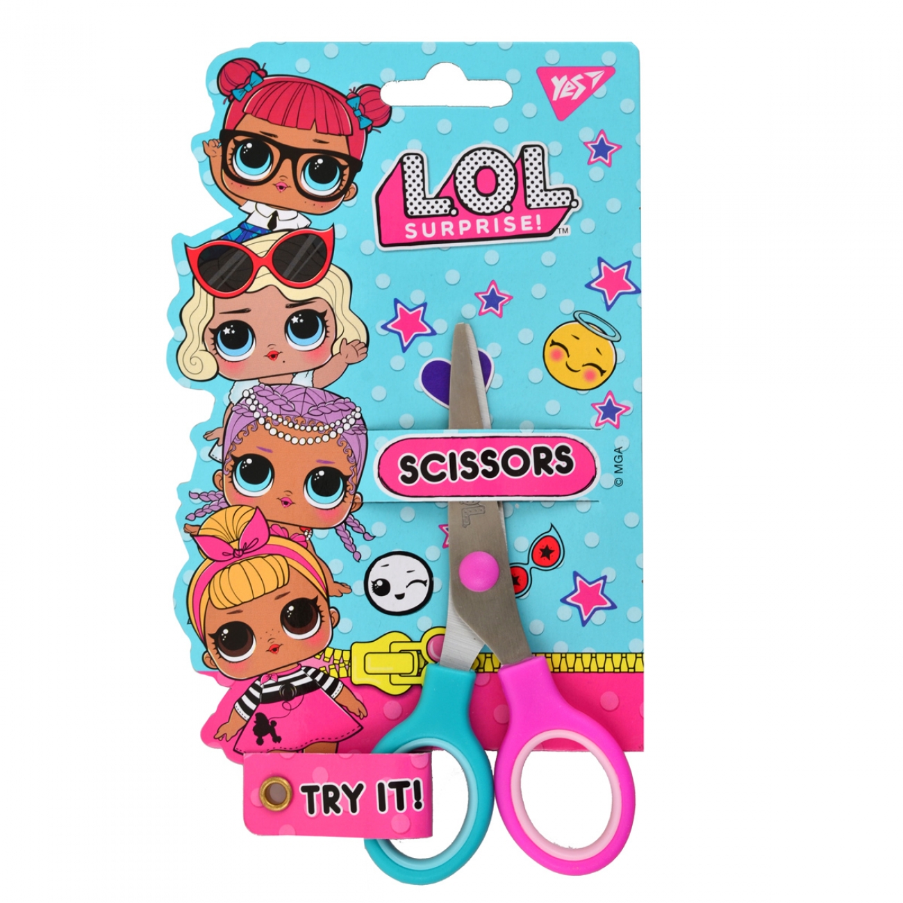Ножиці "Yes" 13см /480389/ "LOL Juicy" (1/24/480)