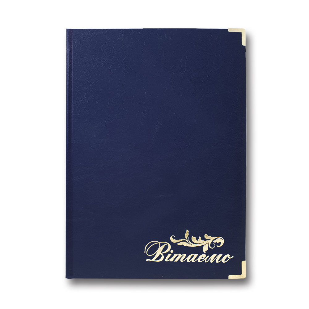 Greeting folder A4 "Congratulations" "Brisk" /PPV-5/ "Infolk-Miradur" blue (1/20)