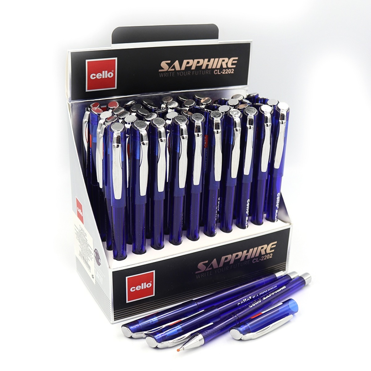 Ballpoint/oil pen CELLO /CL2202-50/ "Sapphire" blue (50/1000)
